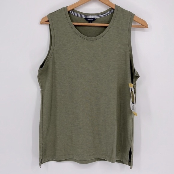Nautica Army Green Sleeveless Tank Top Women’s Size Small New with tags! - Picture 2 of 12